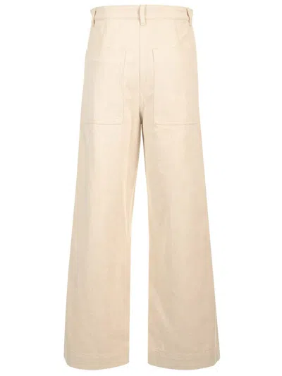 S Max Mara Lapo High-rise Linen Wide-leg Pants