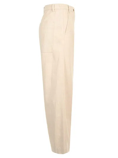 S Max Mara Lapo High-rise Linen Wide-leg Pants