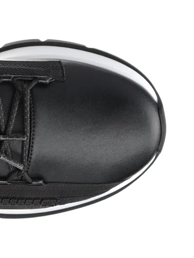 Givenchy Spectre Runner Leather Sneakers With 4g Side Zip Detail