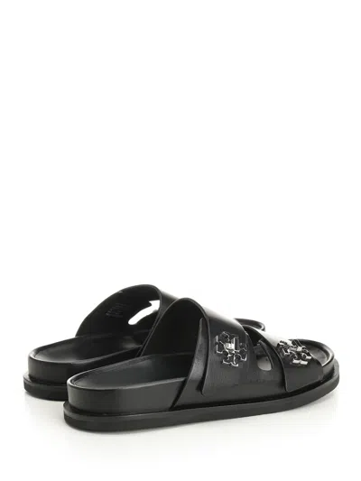 Tory Burch Sporty Slider Sandal With Swivel Details
