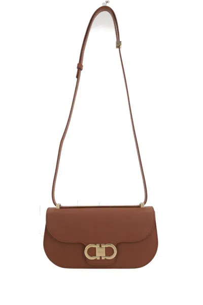 Ferragamo Double Gancini Mini Crossbody Bag