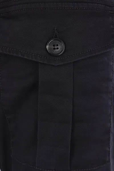 Dsquared2 Cotton Cargo Pant Trousers With Multiple Pockets