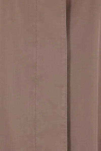 The Row Rocco Cotton And Cashmere-blend Twill Trench Coat In Brown