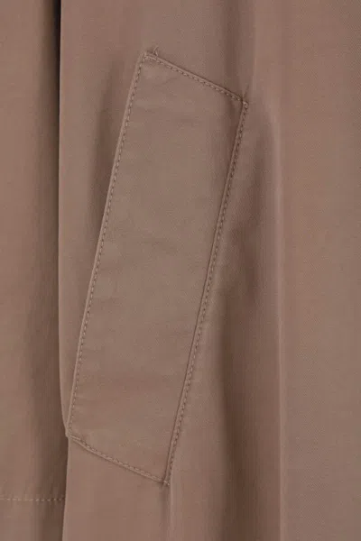 The Row Rocco Cotton And Cashmere-blend Twill Trench Coat In Brown