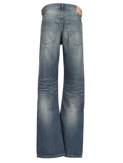Balenciaga Straight Leg Jeans Blue