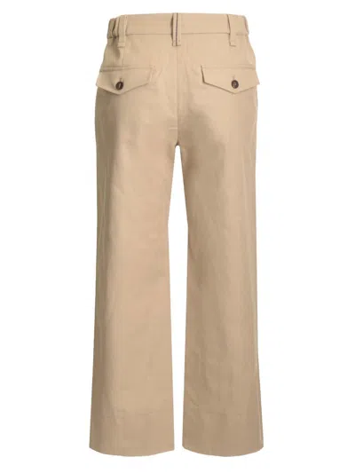 Brunello Cucinelli Cotton And Linen Pants