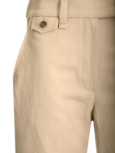 Brunello Cucinelli Cotton And Linen Pants