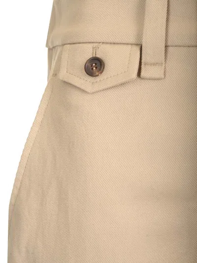 Brunello Cucinelli Cotton And Linen Pants