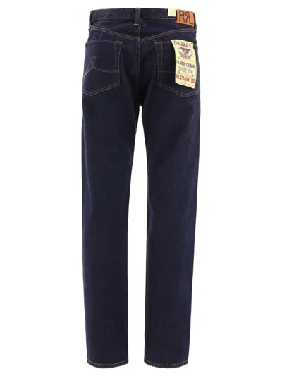 Rrl By Ralph Lauren Straight-leg Jeans In Blue