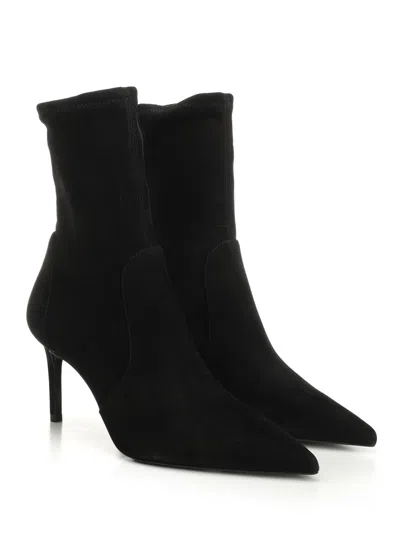 Stuart Weitzman Pointed-toe 900mm High-heel Boots