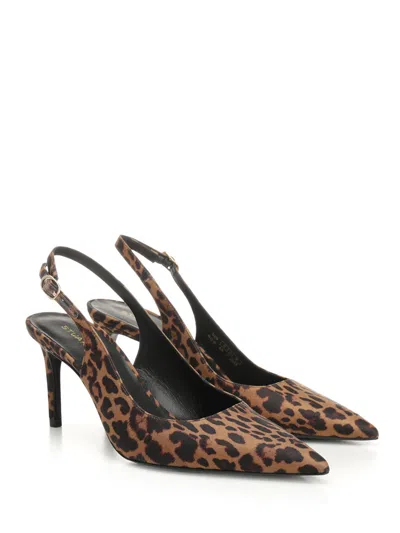 Stuart Weitzman Stuart Power Slingback 75 Pumps Animalier