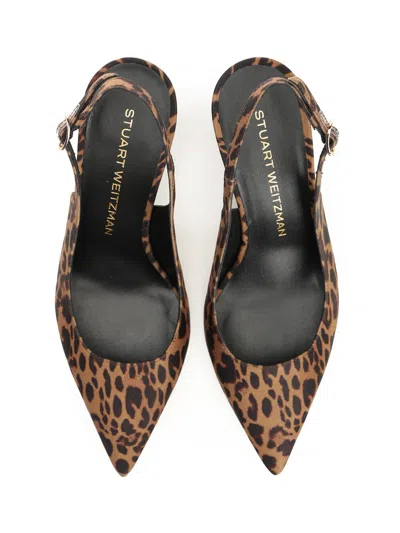 Stuart Weitzman Stuart Power Slingback 75 Pumps Animalier
