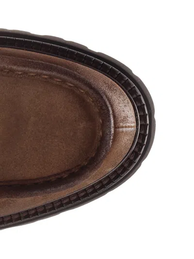 Corvari Lace Up Softy Dunn Bottom In Brown