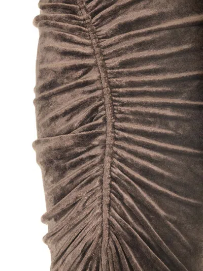 Rick Owens Svita Skirts Brown In Brown