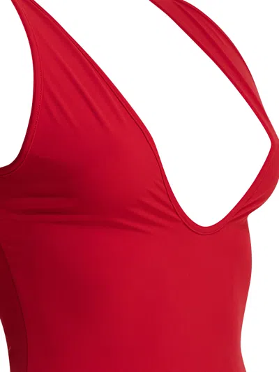 Loulou De Saison Baechwear Swimwear Red In Red