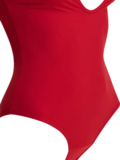 Loulou De Saison Baechwear Swimwear Red In Red