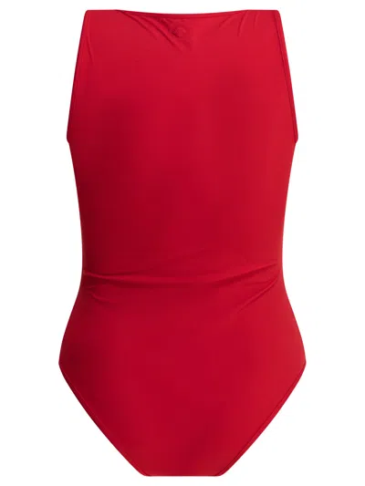 Loulou De Saison Baechwear Swimwear Red In Red
