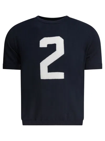 Rakkì Blue Cotton T-shirt In Blue