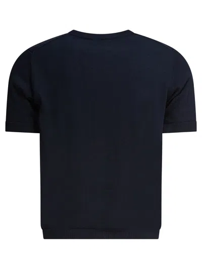 Rakkì Blue Cotton T-shirt In Blue