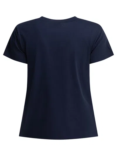 Pinko Love Birds-embroidered T-shirt In Blue