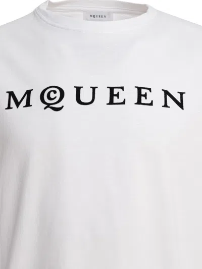 Alexander Mcqueen Logo Cotton T-shirt