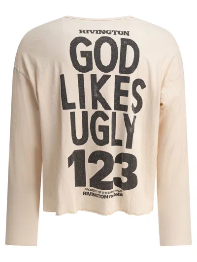 Rrr123 Graphic-printed Crewneck T-shirt In Neutral