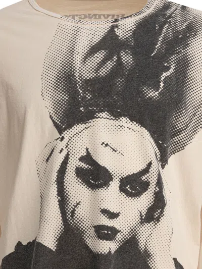Rrr123 Graphic-printed Crewneck T-shirt In Neutral