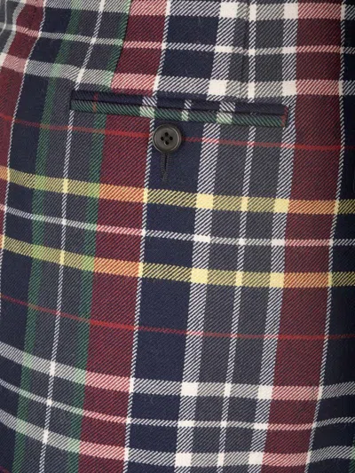Thom Browne Wool Twill Mini Skirt In
