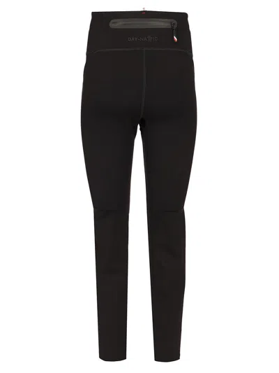 Moncler Technical Jersey Leggings Trousers Black