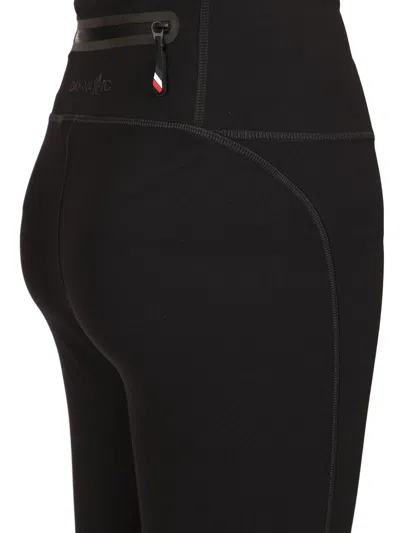 Moncler Technical Jersey Leggings Trousers Black
