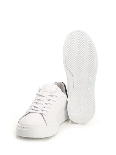 Philippe Model Temple White Black Leather Sneaker