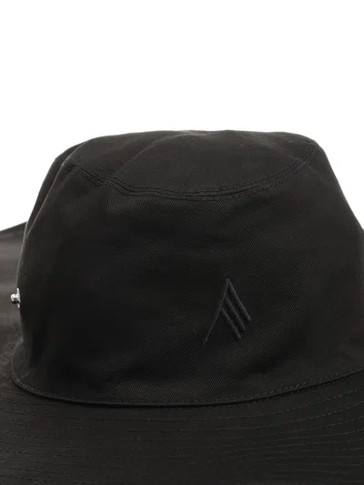 Attico Texan Hat Hats Black