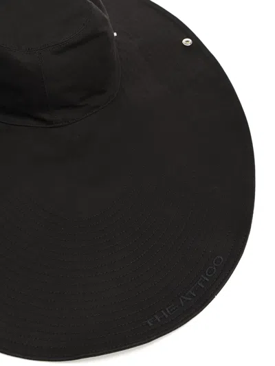 Attico Texan Hat Hats Black