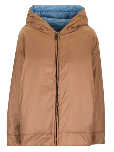 Max Mara The Cube Light-blue Polyester Padded Jacket