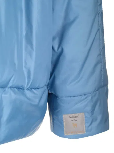 Max Mara The Cube Light-blue Polyester Padded Jacket