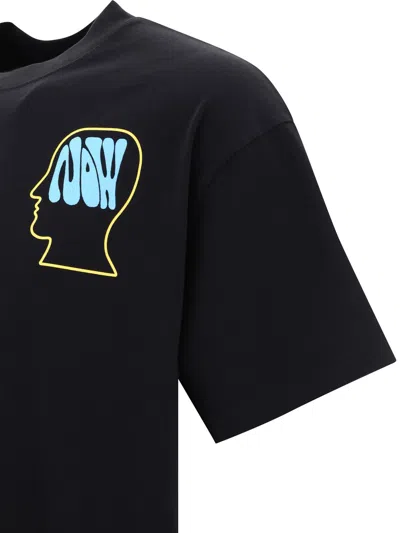 Brain Dead The Now Movement Printed T-shirt In Black
