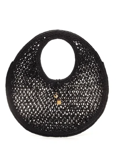 Jacquemus Le Rond Spiaggia Shoulder Bag In Raffia