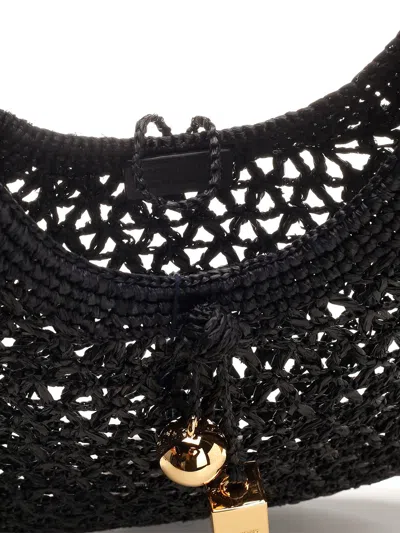 Jacquemus Le Rond Spiaggia Shoulder Bag In Raffia