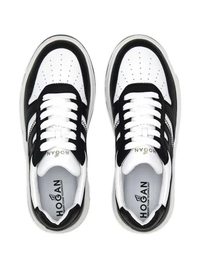 Hogan H630 Sneakers With Rubber Sole And Perforated Detailing In Multi