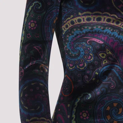 Etro Velvet Top In Multi