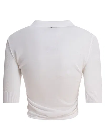 Sportmax White Shaker Top In White