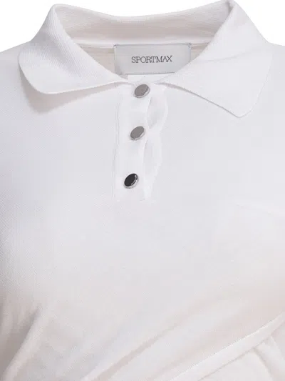 Sportmax White Shaker Top In White