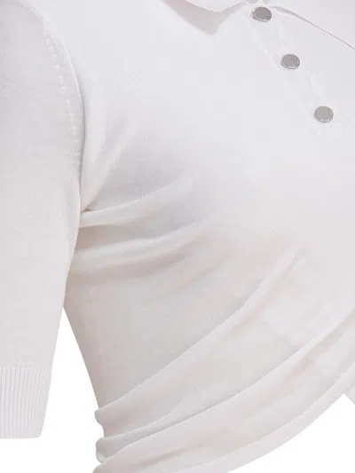 Sportmax White Shaker Top In White