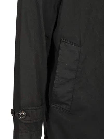 Valstar Torino Rain Coat Garment Dyed Cotton And Nylon Green In Black