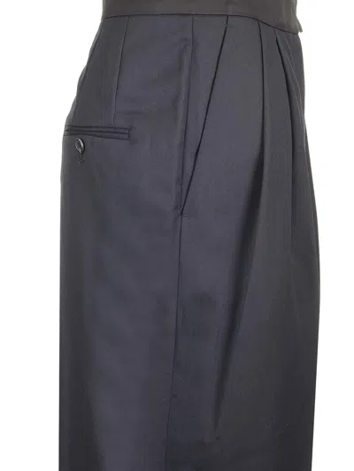 Apc Tosca Trousers Blue In Black