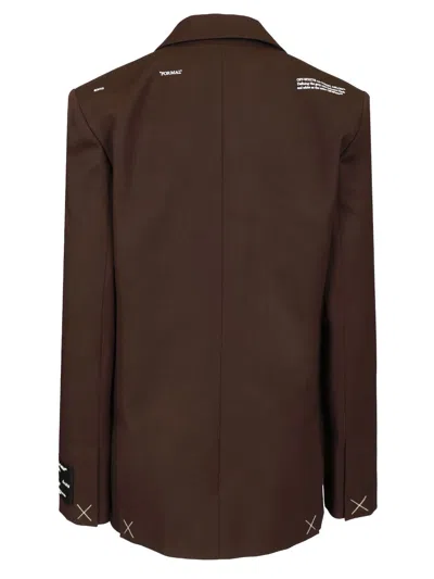 Off-white Toybox Jackets Brown
