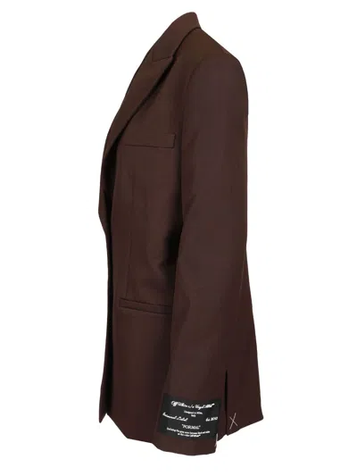 Off-white Toybox Jackets Brown