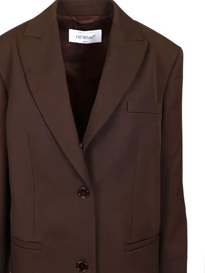 Off-white Toybox Jackets Brown