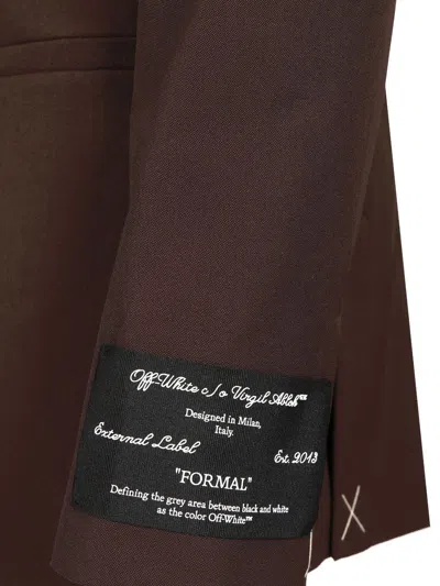 Off-white Toybox Jackets Brown