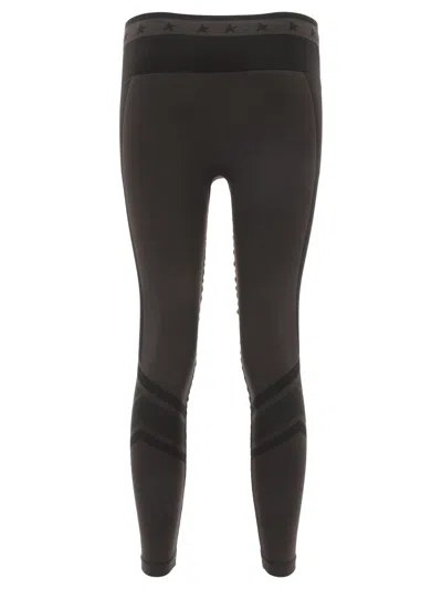 Golden Goose Star Patterned Legging In Black
